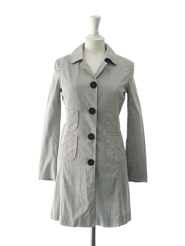 Cappotto donna Paul Smith nero etichetta giacca lavoro utility cotone cordino piccolo - Foto 2 di 24
