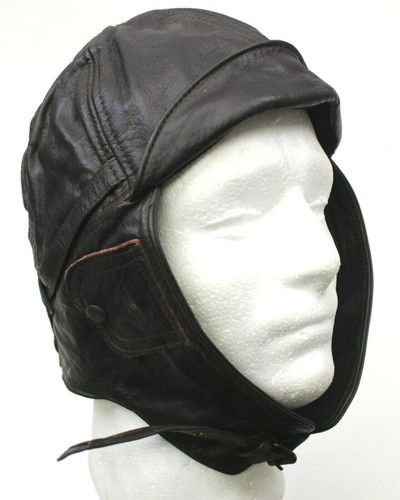 WW2 RAF PILOTS LEATHER FLYING HELMET by 