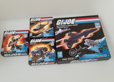 GIJoe Skystriker Night Raven Set &Ninja speed cycle& Cobra Ferret& F.A.N.G
