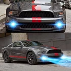 For FORD Mustang GT 2005-2012 - 2PC 8000K Ice Blue LED Fog Light Bulbs Kit