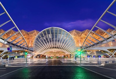 Gare do Oriente, Portugal Train Terminal POSTER 24 X 18 Inches Nice!