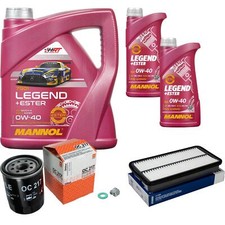 MAHLE Inspektionspaket 6 L MANNOL Legend+Ester 0W-40 für Toyota Celica Coupe