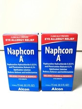 Naphcon A Eye Allergy Relief Drops 15 ml 2 pack