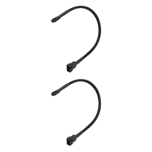 2Pcs 3/2/1 Way 4Pin PWM Fan Splitter Fan Converters Cable for Efficient Cooling - Afbeelding 2 van 11
