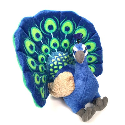 peacock cuddly toy