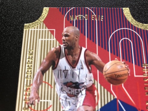 1996-97 Upper Deck Mario Elie "Fastbreak Connections" Die Cut #FB4 Rockets. - Picture 9 of 12