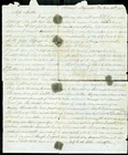 Texas 16th Regiment Civil War Letter Lt. John Lindsey Cattle Baron Shelby County