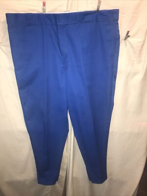 Dickies 874 Original Fit Blue 4 Pocket Mens 44 x 40 Canvas Casual Work Pants