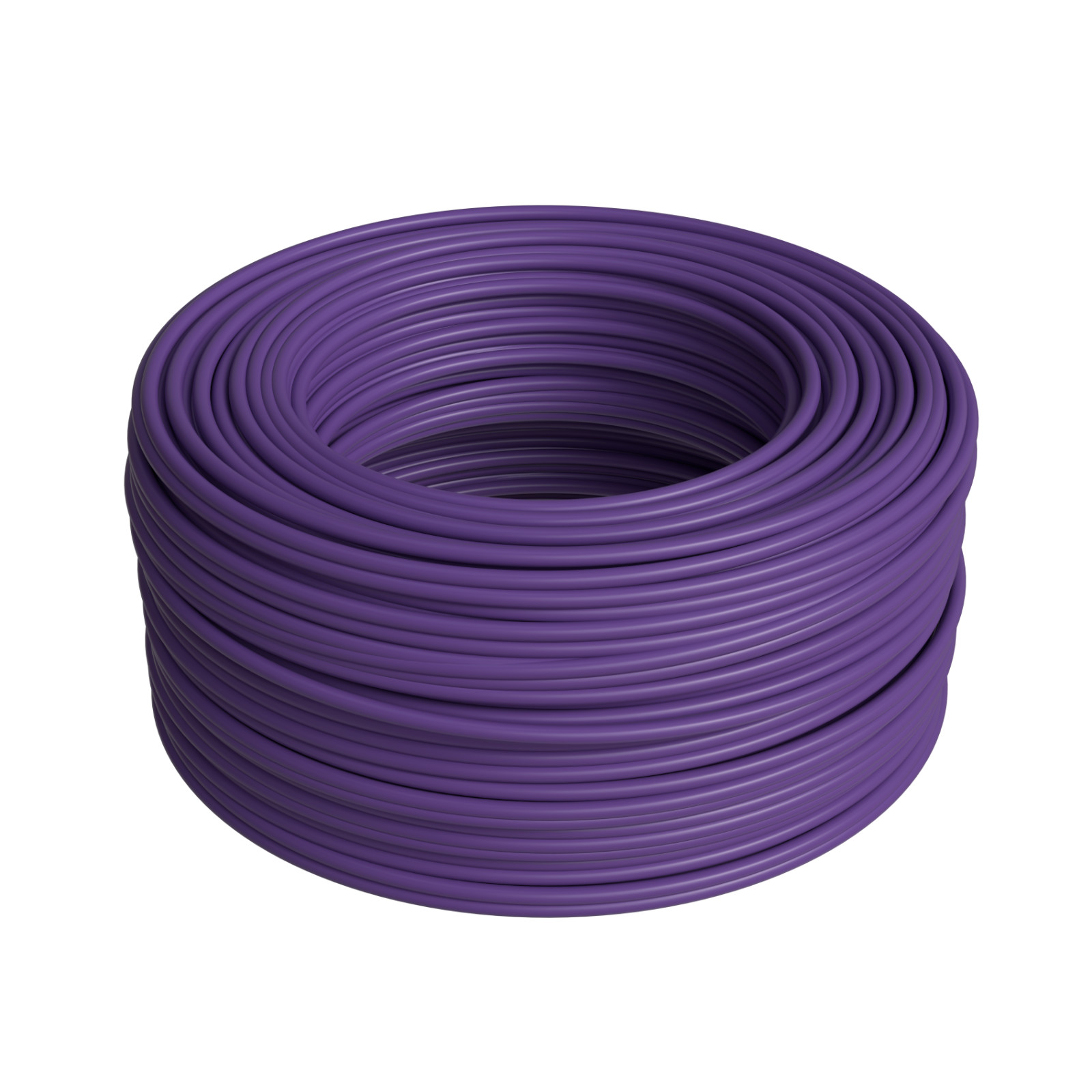 1000FT CAT6 Purple ETL CMR Ethernet Cable UTP Solid Copper 23AWG 550Mhz Wire