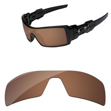 Lenslog Copper Brown Polarized Replacement LensesFor-Oakley Oil Rig Sunglasses