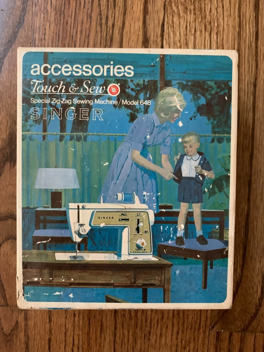 Vtg Singer Touch Sew Special Zig Zag Sewing Machine Model 648