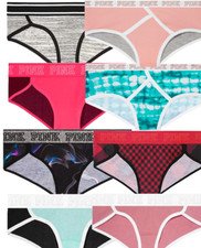Victoria's Secret PINK Variety Mixed Logo Hipster Panty, Set of 5