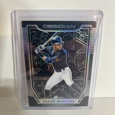 2019 Panini Chronicles Obsidian Baseball #13 Oscar Mercado