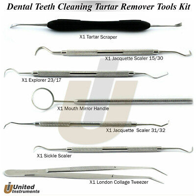 Professional Dental Examination Kit Basic Hygiene Teeth Explorer Cleaning Tools