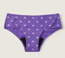 Victoria's Secret Pink PERIOD PANTY Hipster Small New sealed Purple Shine logo