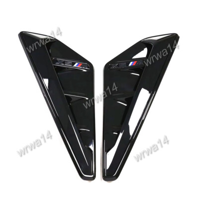 M Gloss Black Side Fender Vents Replacement Trim For BMW X5 M G05 F95 2019-2023