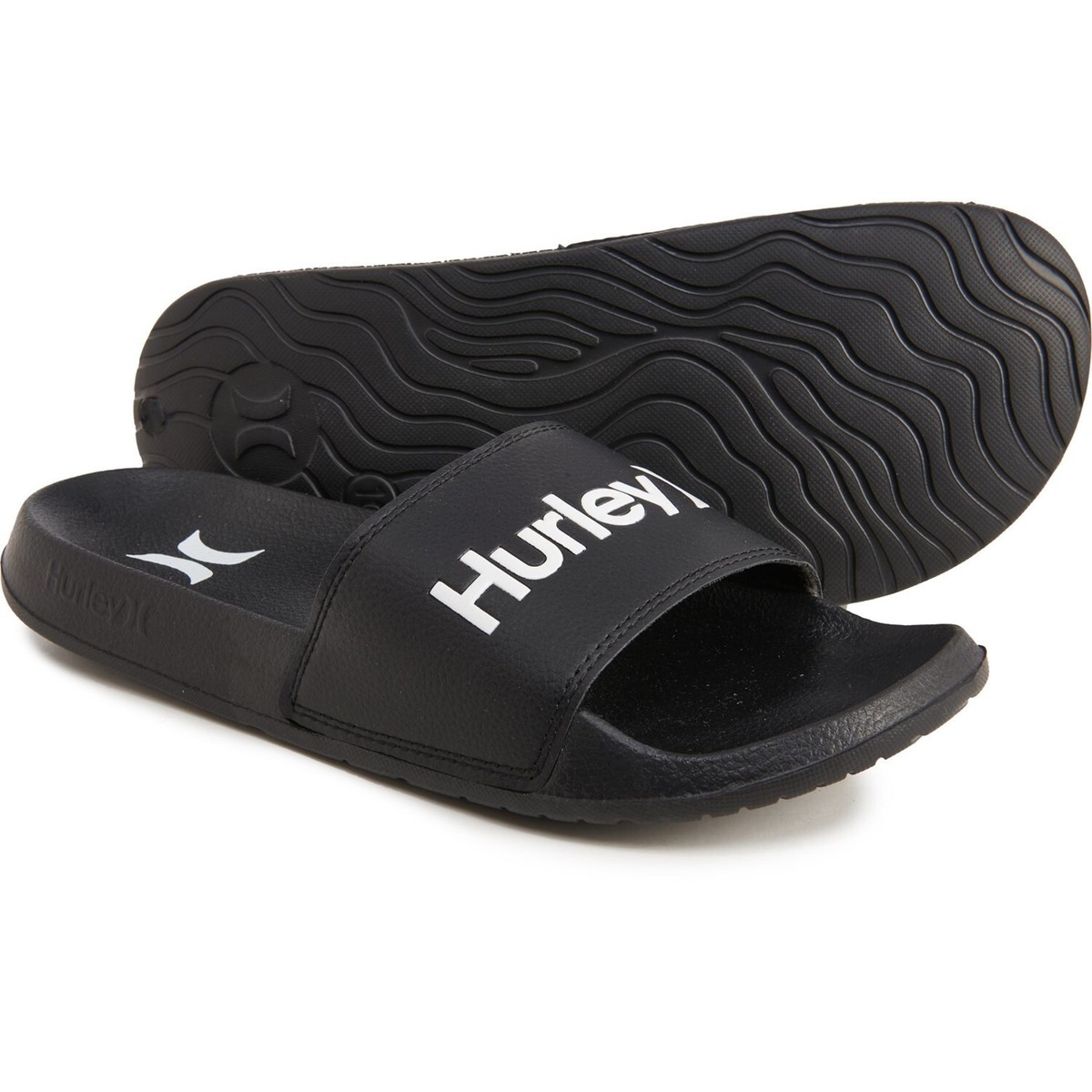 Hurley Black Slip On Open Toe HFS0110BFFN1-009 Men