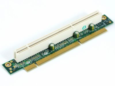 Supermicro RSR64_1U Single Slot Angled PCI-X Server Riser Card Board/Karte 1HE
