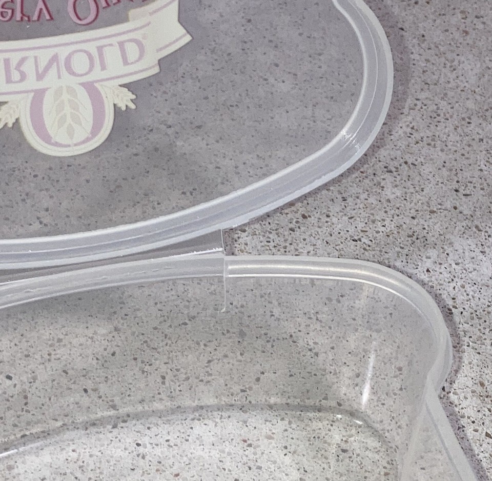 ARNOLD BAKERY OUTLET PLASTIC SANDWICH BREAD SLICE SAVER CONTAINER eBay