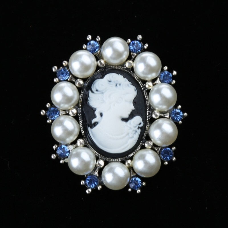 Fashion Pearl Lady Vintage Cameo Victorian Wedding Party Brooch Pin eBay