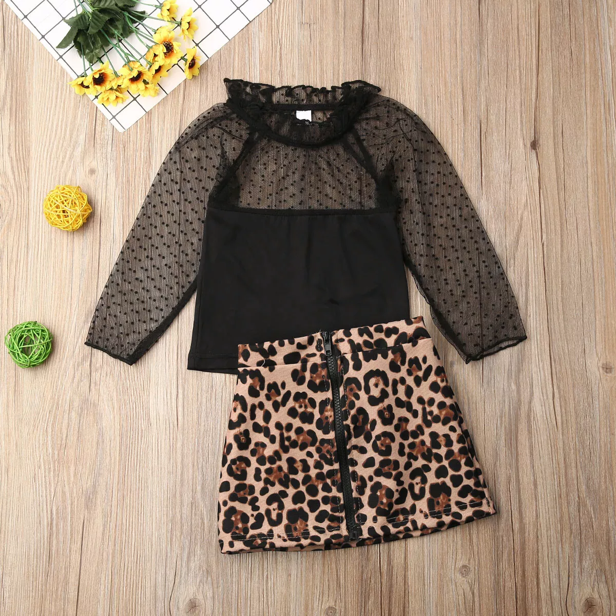 Baby Girl Printed Skirt Top