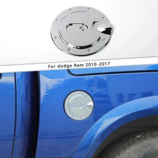 Exterior Filler Fuel Tank Door Cover Gas Cap for Dodge RAM 1500 2010-2017 Chrome