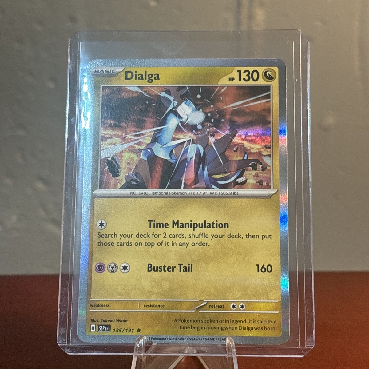 Dialga - Surging Sparks 135/191 Holo Rare Pokemon Card | eBay