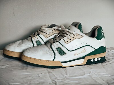 Louis Vuitton Virgil Abloh LV 408 Trainer Low Sneaker Vert Green US 10