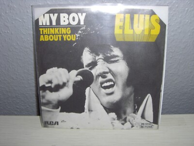 Single Cover / ELVIS PRESLEY ( MY BOY / THINKING ABOUT YOU ) Nur Cover