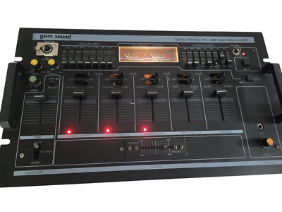 Gem Sound DJ Stereo EQ Pre-Amp Mixer DMX-36
