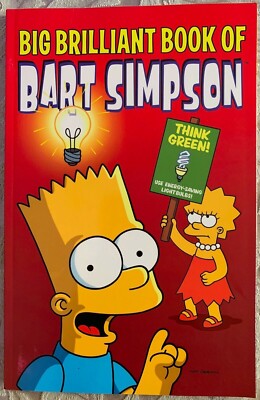 Big Brilliant Book of Bart Simpson   By Matt Groening   -Paperback  **NEW**