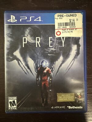 PS4 Prey 2017 PlayStation 4 Used Great Tested Works