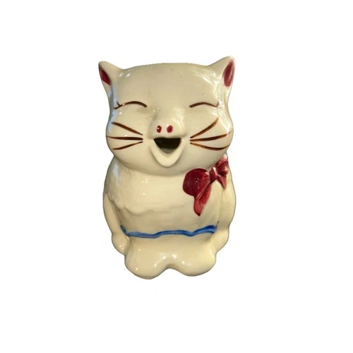 Shawnee Pottery Vintage Puss n Boots Cat Creamer Pitcher Cream Jug
