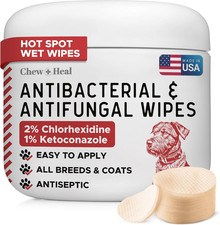 Soothing Dog Paw Wipes for Itchy Skin - Antibacterial and Antifungal Formula wit