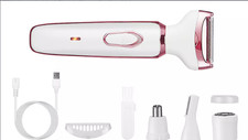 iMounTEK Women  s 4-In-1 Electric Shaver Cordless Hair Trimmer Razor Kit