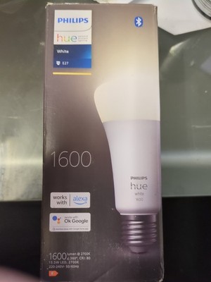 Hue White A60 Smart LED Lamp E27 - Warm Wit Licht - Dimbaar verbind + Bluetooth