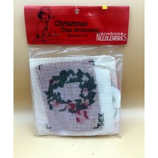 Contessa Needleworks Christmas Tree Ornament Needlepoint Kit Sealed Vintage New