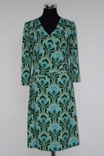 Ana Alcazar Stretch Kleid zum Schlupfen grün gerafft Gr 40 Top Zustand