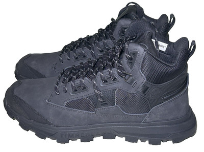 Timberland Treeline MId Str Chukka Men\'s Blackout Leather Hiker Lifestyle Shoes Treeline Waterproof Insulated Boots | MJ Footwear main image 4