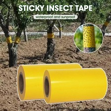 1 Roll Double Sided Sticky Insect Barrier Tape Garden Tree Pest Control