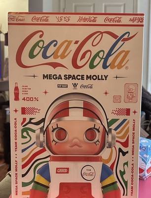 POP MART MEGA SPACE MOLLY 400% TEAM COCA-COLA