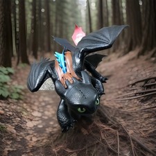 How To Train Your Dragon 2 Mega Toothless 23  Alpha Edition Action Figure 2014