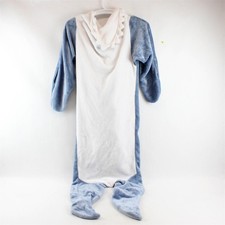 Shark Blanket One Piece Wearable Blanket Adult Size L Soft Fleece