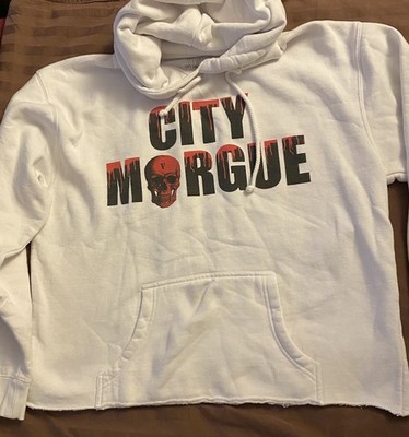 City Morgue Vlone Hoodie Size Large White