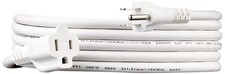 Amazon Basics Extension Cord Outlet Extender 10ft 3-Prong 13A 125V White