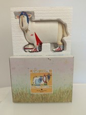 Ewe and Me Charlie Sporting Rams Sculpture by Toni Goffe Border Fine Arts