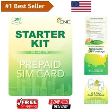 Unlimited Talk & Text 3-in-1 Prepaid SIM Card for Seamless US-China Connection