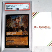 Disney Lorcana EN 4 Ursula's Return 16 Mickey Mouse Musketeer Captain FOIL PSA 9