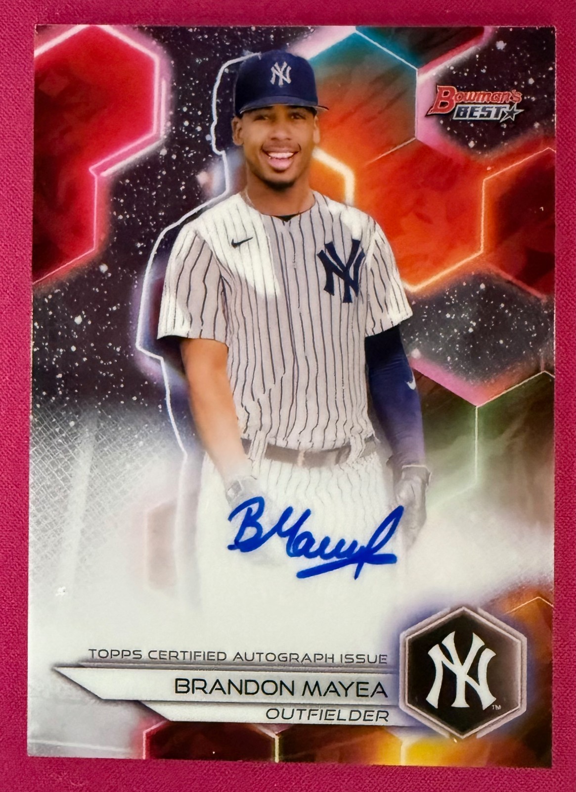 2023 Bowman's Best #B23-BM Brandon Mayea Best of 2023 Prospect Auto