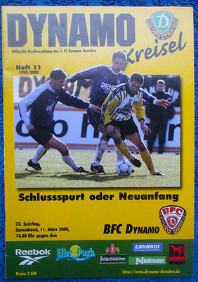 Dynamo Dresden - BFC Dynamo Berlin  1999 - 2000 Regionalliga